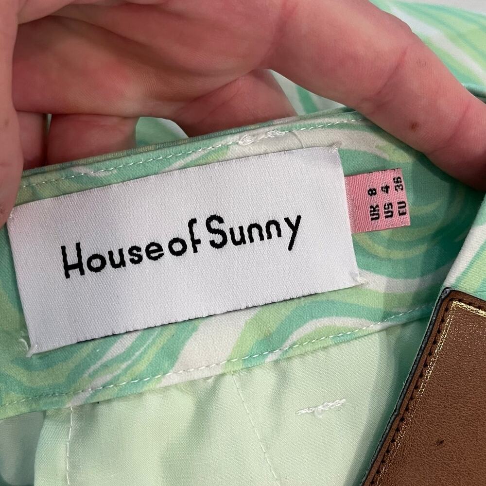House of Sunny Paradise Pants in Sisi Grass Size 4 - Picture 5 of 11